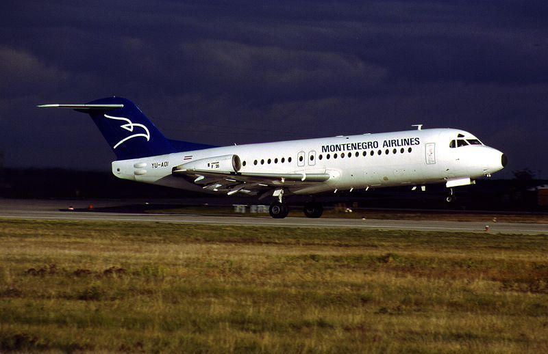 Montenegro Airlines Fokker F28-4000 Fellowship